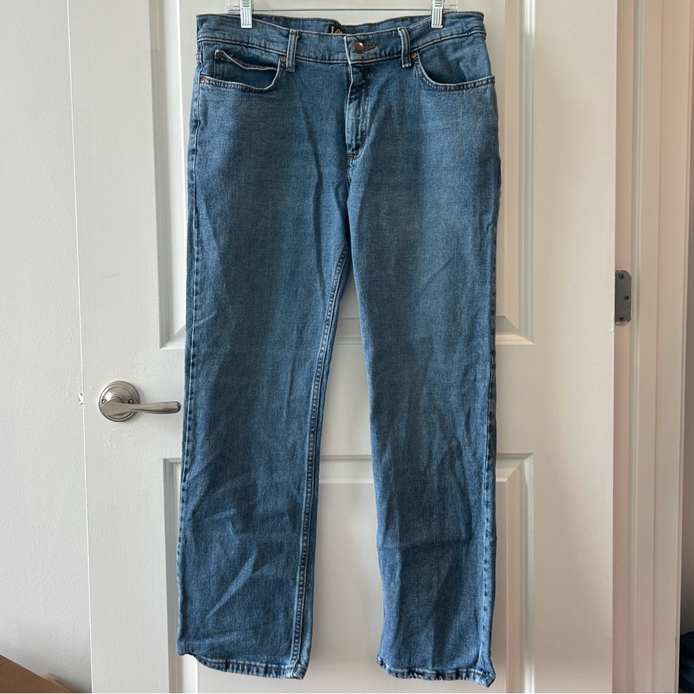 Lee Men's Classic Denim Straight Jeans